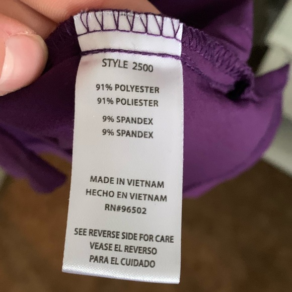 Lot of 3 Healing Hands Scrub top. - Picture 3 of 3